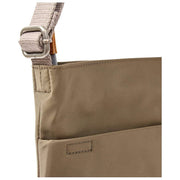 Roka Kennington B Medium genanvendt nylon crossbody taske - Army Brown