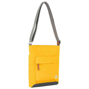 Roka Kennington B Medium Recycled Nylon Crossbody Bag - Saffron Yellow