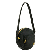 Roka Paddington B Small All Black Recycled Nylon Crossbody Bag - Black/Corn Yellow