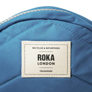 Roka Paddington B Small Sustainable Nylon Crossbody Bag - Seaport Blue