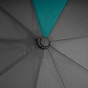 Roka Waterloo Recycled Nylon Umbrella - Black/Teal