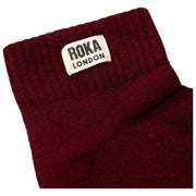 Roka Wembley Ankelstrømper - Plum Burgundy