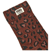 Roka Wimbledon Crew Socks - Mini Leopard Brun