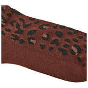 Roka Wimbledon Crew Socks - Mini Leopard Brun