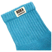 Roka Windsor Solid Crew Sokker - Adriatic Blue