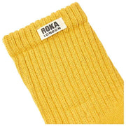 Roka Windsor Solid Crew Sokker - Corn Yellow