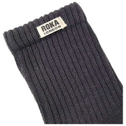 Roka Windsor Solid Crew sokker - falmet sort
