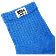 Roka Windsor Solid Crew Sokker - Malibu Blue