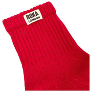 Roka Windsor Solid Crew Sokker - Scarlet