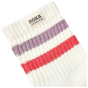 Roka Windsor Stripe Crew Sokker - Flint/Rød