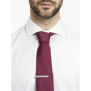 Simon Carter Hatch Tie Slide - Sølv