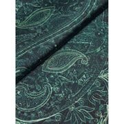 Simon Carter Paisley Night Silk Pocket Square - Green