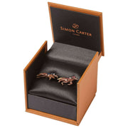 Simon Carter Race Horse Manchetknapper - Brun/Sølv