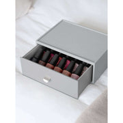 Stackers klassisk neglelakskuffe - Pebble Grey