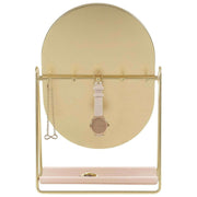 Stackers Toiletbord Spejl og smykkestativ - Blush/Guld