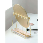 Stackers Toiletbord Spejl og smykkestativ - Blush/Guld
