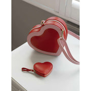 Stackers Heart Skuldertaske - Rød