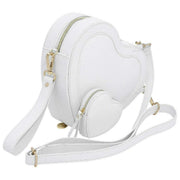 Stackers Heart Skuldertaske - White Pebble