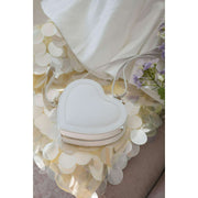 Stackers Heart Skuldertaske - White Pebble