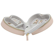 Stackers Heart Travel smykkeskrin - Blush Raffia