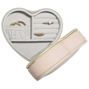 Stackers Heart Travel Mum smykkeskrin - Blush/Guld