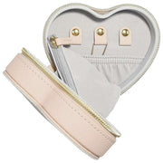 Stackers Heart Travel Mum smykkeskrin - Blush/Guld