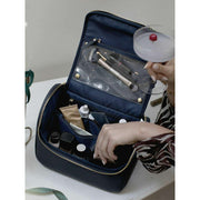 Stackers Large Cosmetic Case - Marineblå