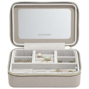 Stackers Luxury Travel smykkeskrin - Taupe Raffia