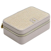 Stackers Luxury Travel smykkeskrin - Taupe Raffia