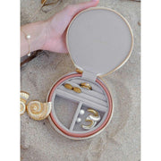 Stackers Wave Rund smykkeskrin - Desert Orange