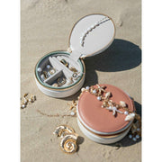 Stackers Wave Rund smykkeskrin - Desert Orange