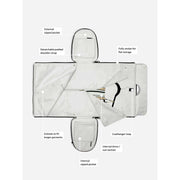 Stackers Weekend Garment Bag - Sort Saffiano