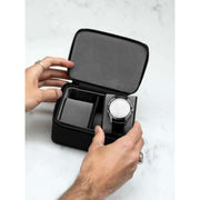 Stackers lynlås Medium Travel Watch Box - Sort