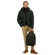 Superdry & Co Tarp Broderet Rygsæk - Sort/Khaki Grøn