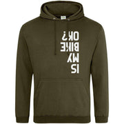 Teemarkable! Is My Bike Ok Hoodie Olive Green / Small - 96-101cm | 38-40"(Chest)