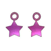 Ti2 Titanium Star Charms - Pink