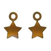 Ti2 Titanium Star Charms - Tan Brown