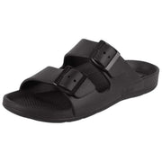 Totes SOLBOUNCE Bounce Buckle Sliders - Sort