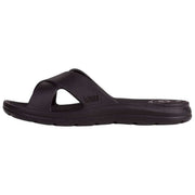 Totes SOLBOUNCE Bounce Cross Strap Sliders - Sort