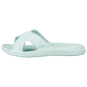 Totes SOLBOUNCE Bounce Cross Strap Sliders - Mintgrøn