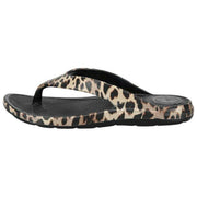 Totes SOLBOUNCE Bounce Flip Flops - Leopard Brun
