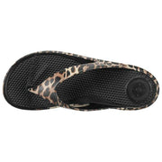 Totes SOLBOUNCE Bounce Flip Flops - Leopard Brun