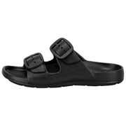 Totes SOLBOUNCE Double Buckle Sliders - Sort