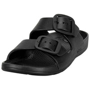 Totes SOLBOUNCE Double Buckle Sliders - Sort