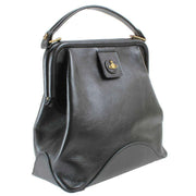 Vivienne Westwood Abbey Frame Handbag - Black