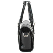 Vivienne Westwood Bettina Emboss Croc Mini Crossbody - Sort