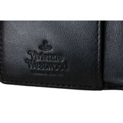 Vivienne Westwood Croc Small Frame Purse - Black