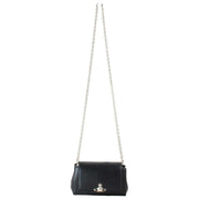 Vivienne Westwood Hazel Grain Lille håndtaske - Sort
