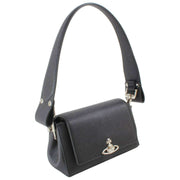 Vivienne Westwood Hazel Saffiano lille håndtaske - sort