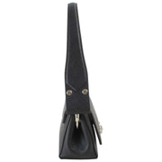 Vivienne Westwood Hazel Saffiano lille håndtaske - sort